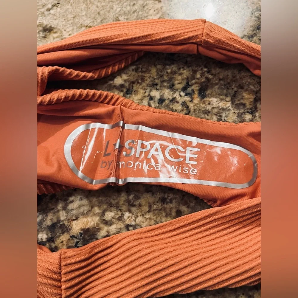 NWT L*Space Ribbed Sandy Classic Bikini Bottom